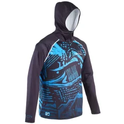 Tee Shirt Manches Longues Homme W.O.F. Uv Thon - Noir