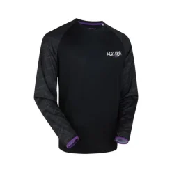 Wychwood Tee Shirt Manches Longues Homme Agitator Jersey Long Sleeve Uv - Noir