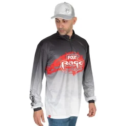 Tee Shirt Manches Longues Homme Fox Rage Performance Team Top - Noir/Blanc