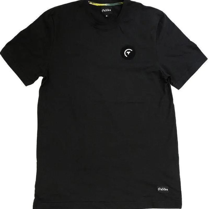 Sur vos traces Tee Shirt Pêche Personnalisable - Noir