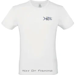 Tee Shrt Manches Courtes Homme W.O.F. Bonobo - Blanc