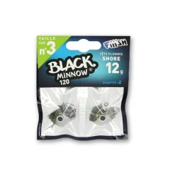 Fiiish Tete Plombee Black Minnow Shore