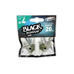 Fiiish Tete Plombee Black Minnow Shore