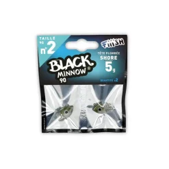 Fiiish Tete Plombee Black Minnow Shore
