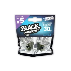 Fiiish Tete Plombee Black Minnow Shore