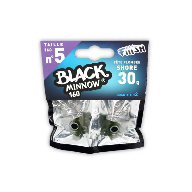 Fiiish Tete Plombee Black Minnow Shore