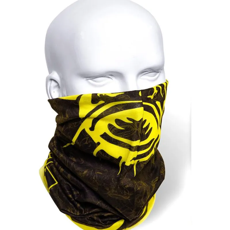 Black Cat Tour De Cou Skull - Noir