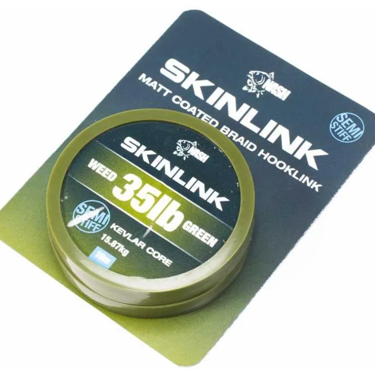 Tresse A Bas De Ligne Nash Skinlink Semi-Stiff - 10M