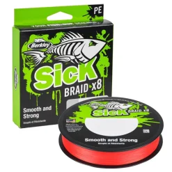 Berkley Tresse Sick Braid Red - 150M