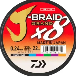 Daiwa Tresse J-Braid Grand X8 Multicolore - 500M