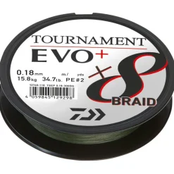 Daiwa Tresse Tournament 8 Braid Evo+ - Vert - 135M