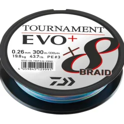 Daiwa Tresse Tournament 8 Braid Evo+ - Multicolore - 300M