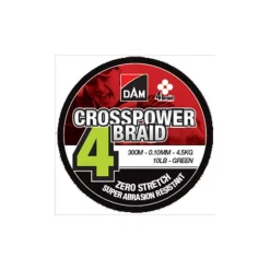 Tresse Dam Crosspower 4-Braid - 300M