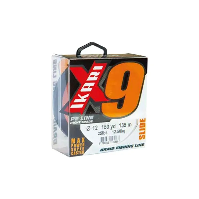 Powerline Tresse Ikari X9 Orange - 135M