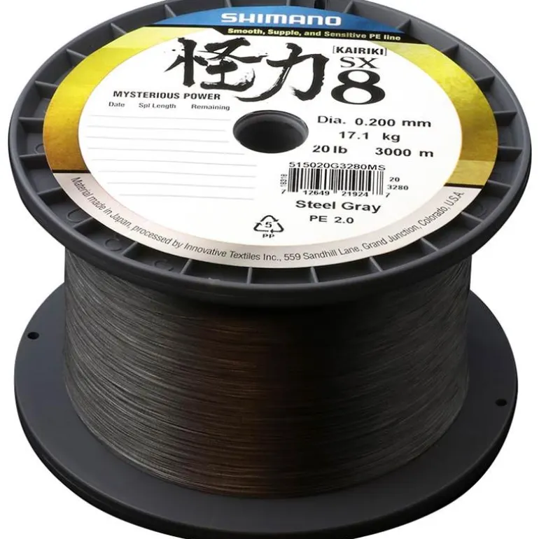 Tresse Shimano Kairiki 8 Steel Grey - 3000M
