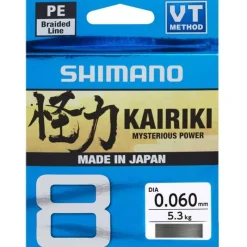 Shimano Tresse Kairiki Sx8 Gris - 150M