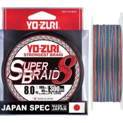 Yo-Zuri Tresse Superbraid 8X Multicolore - 300M