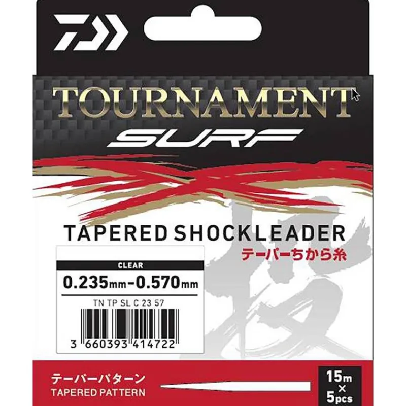 Daiwa Tête De Ligne Tournament Tapered Shock Leader