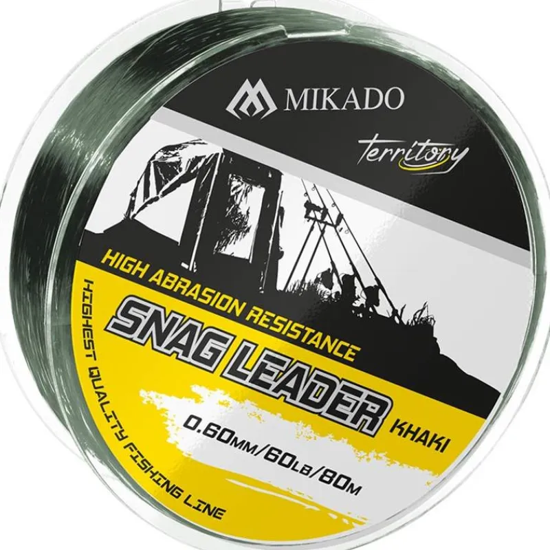 Mikado Tête De Ligne Snag Leader Kaki - 80M