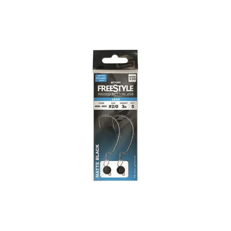 Freestyle Tête Plombée Rigged Bottom Jig