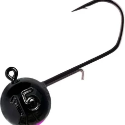 Tête Plombée Monkey Lures - Noir/Rose - Par 3