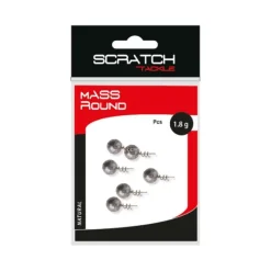 Scratch Tackle Tête Plombée Mass Round