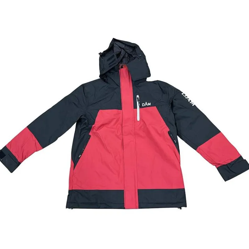 DAM Veste Homme Expert Jacket - Noir/Rouge