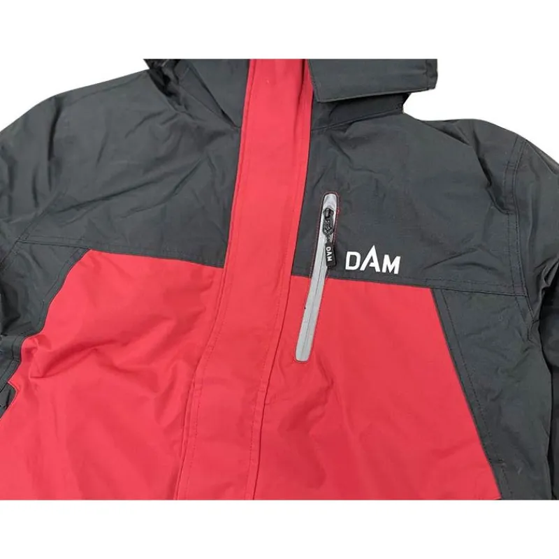 DAM Veste Homme Expert Jacket - Noir/Rouge