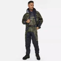 Finntrail Veste Homme Imperméable Greenwood - Camo Shadow Green