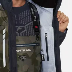 Finntrail Veste Homme Imperméable Greenwood - Camo Shadow Green