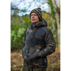 Korda Veste Homme Insulated Hooded Jacket - Dark Camo