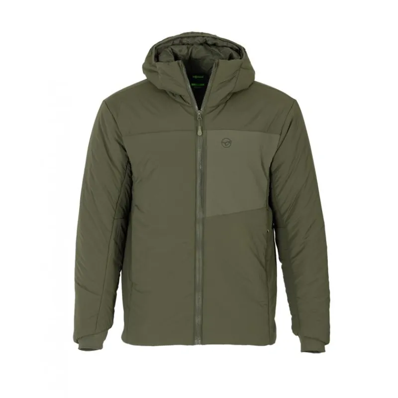 Korda Veste Homme Insulated Hooded Jacket - Dark Olive