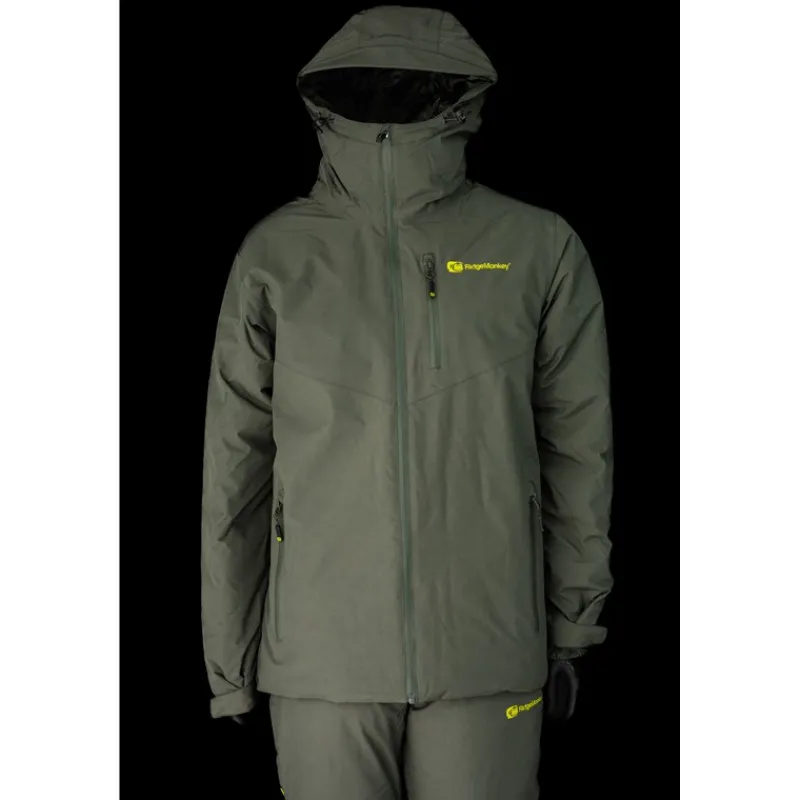 Ridge Monkey Veste Homme Apearel Thermapro Insulated Coat - Kaki