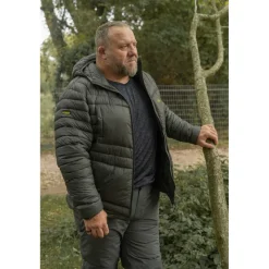 Ridge Monkey Veste Homme Apearel Thermapro Compact Packable Jacket - Kaki