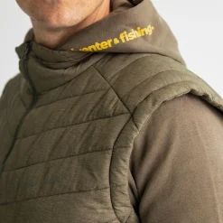 Adventer & Fishing Veste Sans Manche Homme Insulated Vest Olivine - Olive