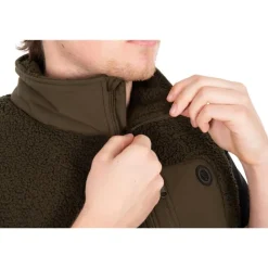 Fox Veste Sans Manche Homme Olive Sherpa Hybrid Gilet - Olive
