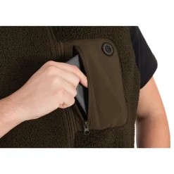 Fox Veste Sans Manche Homme Olive Sherpa Hybrid Gilet - Olive