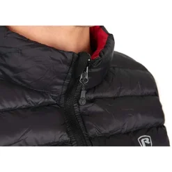 Fox Rage Veste Sans Manche Homme Pro Series Reversible Lightweight Quilted Gilet - Noir/Rouge