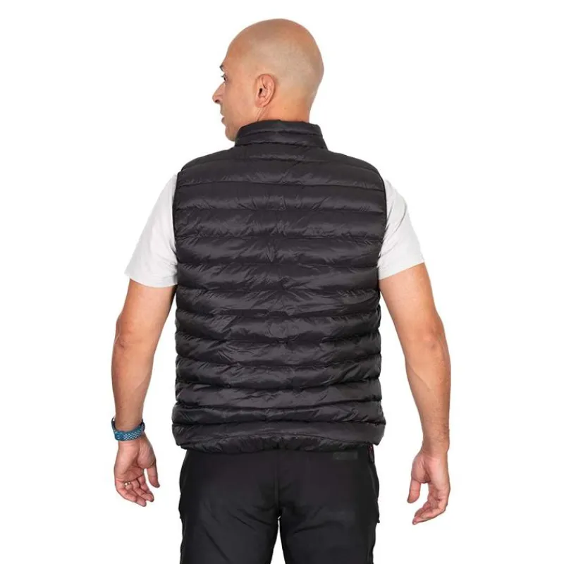 Fox Rage Veste Sans Manche Homme Pro Series Reversible Lightweight Quilted Gilet - Noir/Rouge