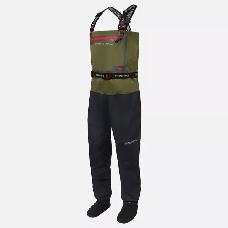 Waders Stocking Respirant Finntrail Wademan - Khaki